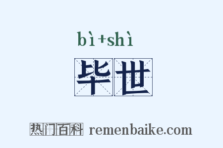 毕世是什么意思的图片